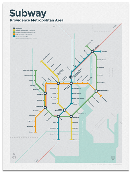 Providence Subway Map