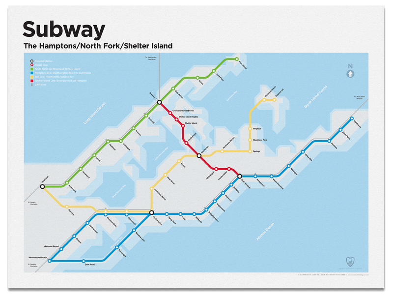 The Hamptons Subway Map