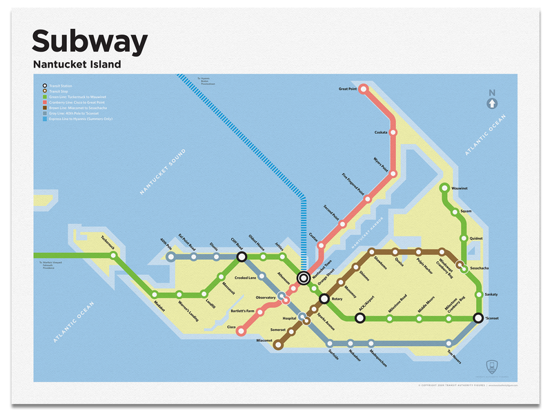 Nantucket Subway Map – Transit Authority Figures nantucket-subway-map-transit-authority-figures