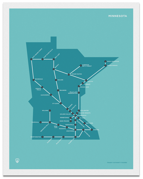 Minnesota Schematic Map