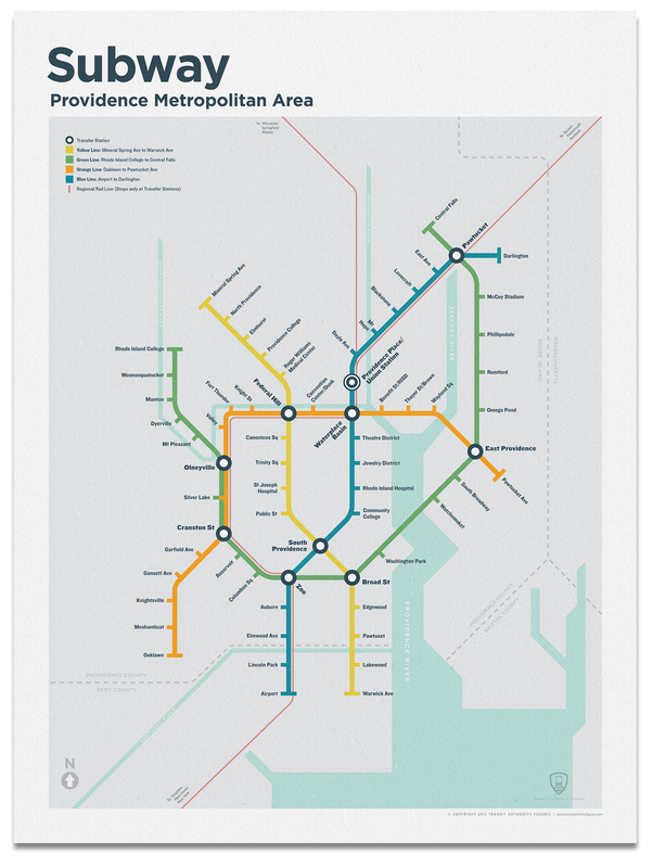 Providence Subway Map
