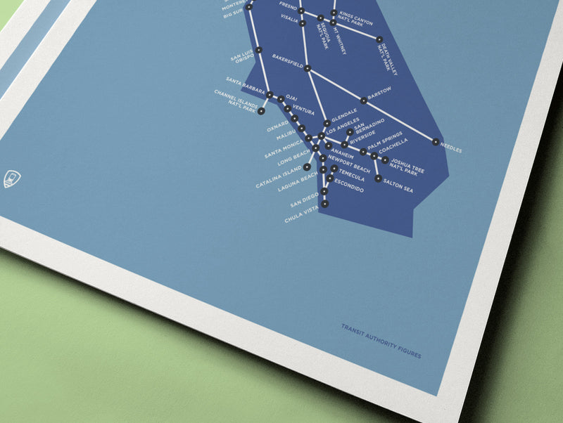California Schematic Map