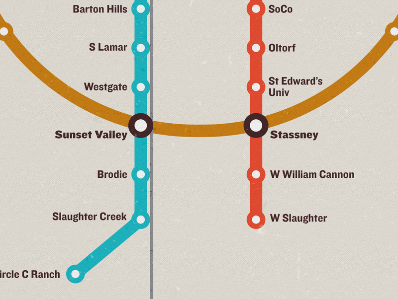 Austin Subway Map