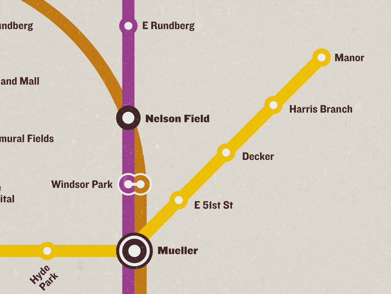 Austin Subway Map Transit Authority Figures