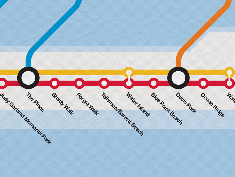 Fire Island Subway Map